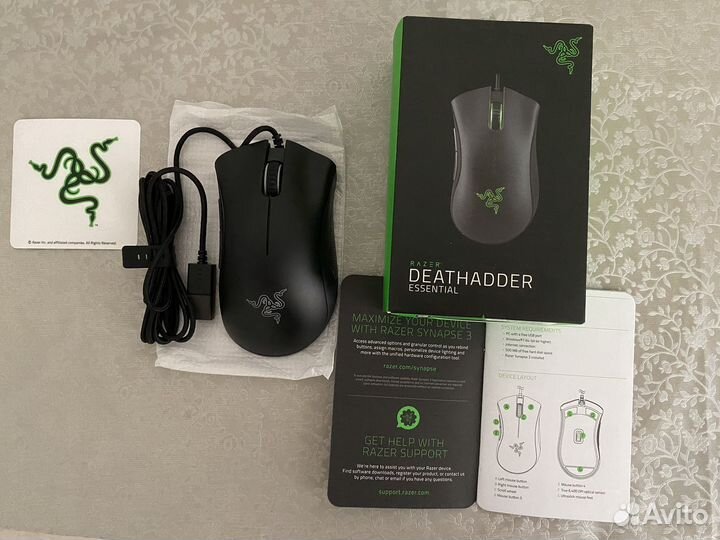 Мышь проводная Razer DeathAdder Essential