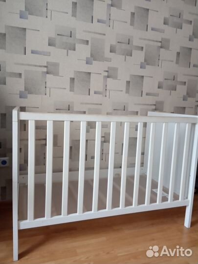 Детская кроватка IKEA сундвик