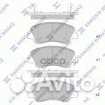 Колодки тормозные, передние hyundai solaris (SB
