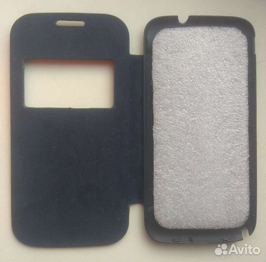 Новый ориг.Чехол-книжка для Samsung Galaxy s4 mini