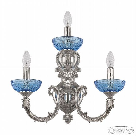 Bohemia Ivele Crystal 7109B16/2+1/210 Ni P Aquamar