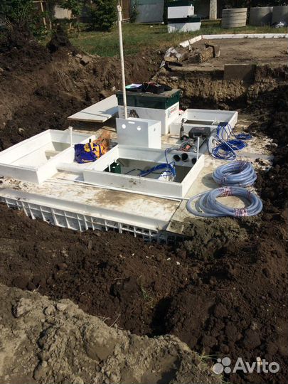 Установка, монтаж септиков и сбо