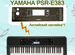 Панель для синтезатора Yamaha PSR 383
