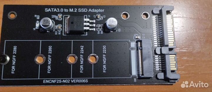 Адаптер подключения ssd m.2 SATA