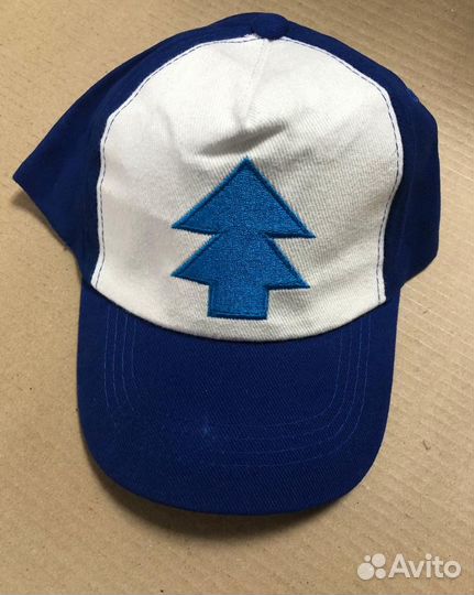 Кепка Диппера из Гравити Фолз, с вышитой елкой