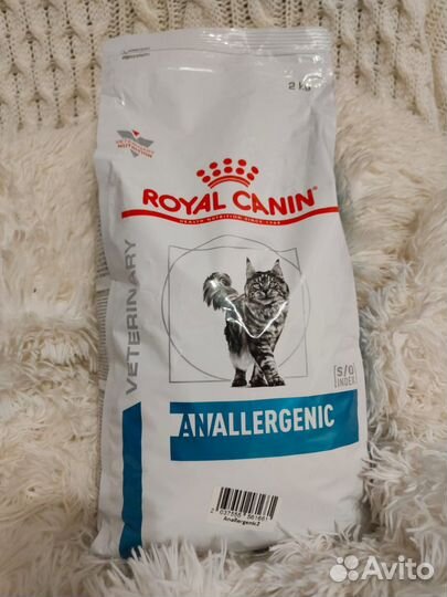Корм для кошек лечебный royal canin anallergenic