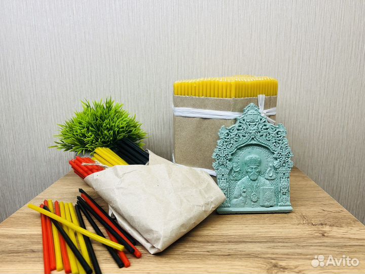 Свечи восковые церковные медовые