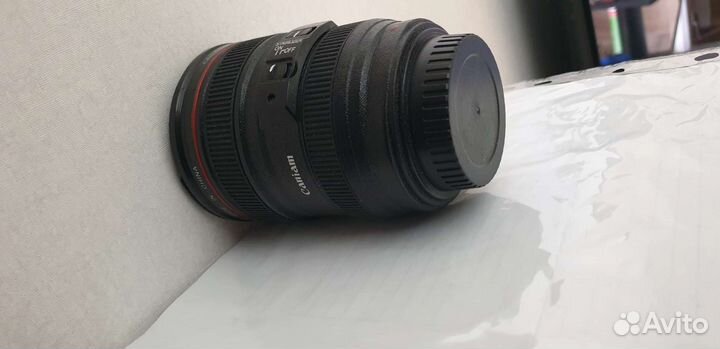 Стакан объектив фотоаппарата