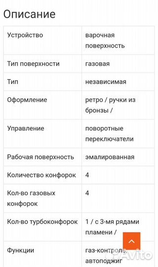 Варочная газовая панель gorenje