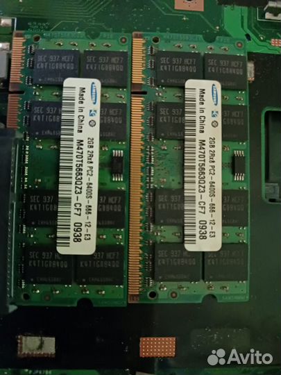 Запчасти для Asus N60D (материнка, оперативка)