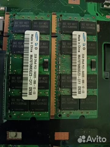 Запчасти для Asus N60D (материнка, оперативка)