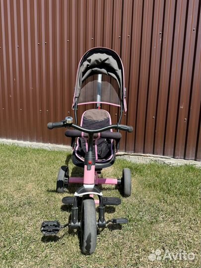 Велосипед трехколесный с ручкой