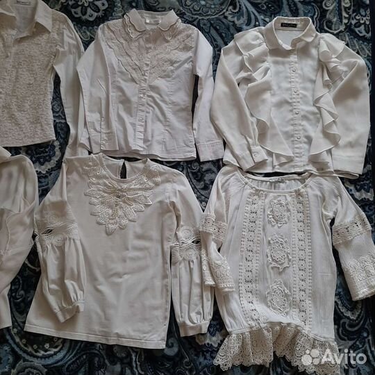 Блузки для школы 128-140