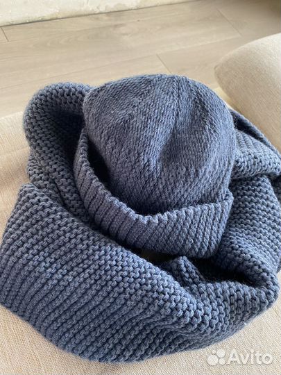 Шапка и снуд женский