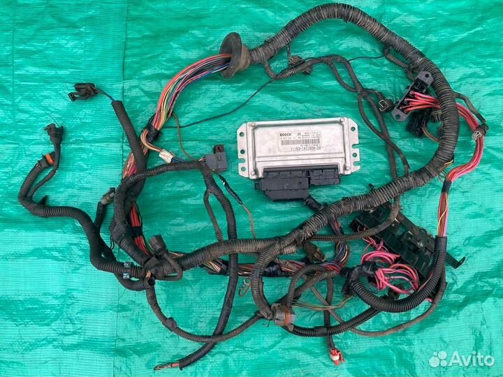 Эбу с проводкой LADA Kalina 1118