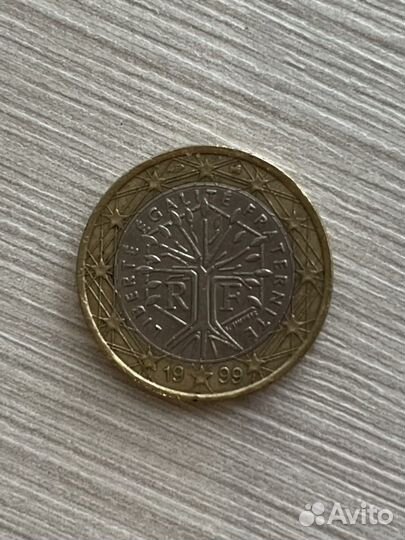 1 евро 1999г. Франция