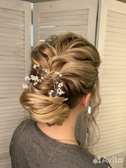 Прически Локоны Макияж