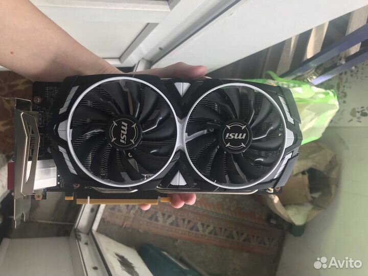 Под ремонт MSI GeForce GTX 1060 armor 3gb