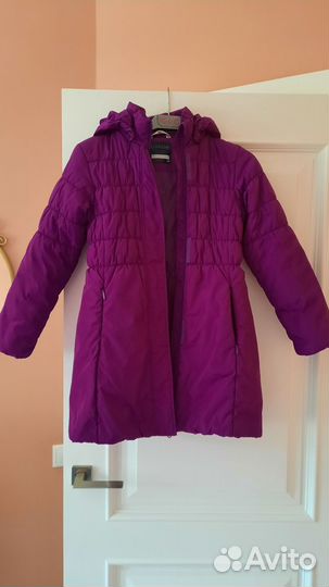 Пальто для девочки 140