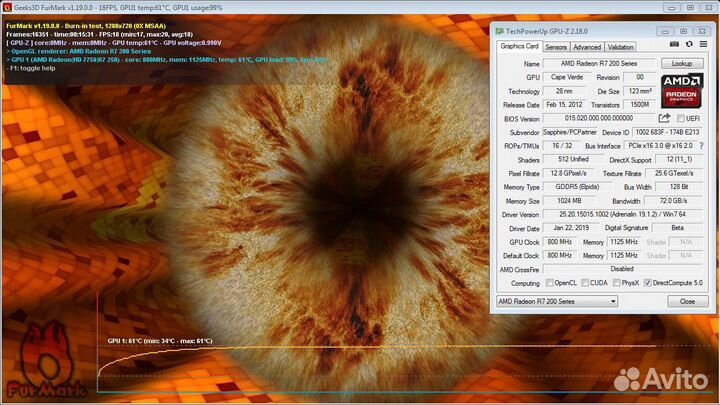 Видеокарта 1Gb GT430, GT220, 9800GT