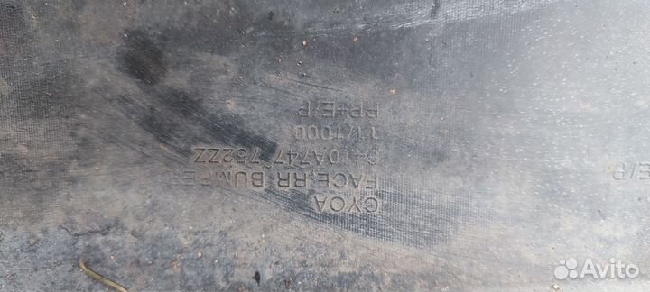 Задний бампер lancer 10