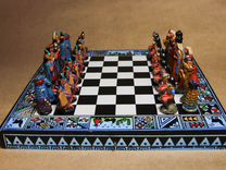 Шахматы ручной работы деревянные Перу