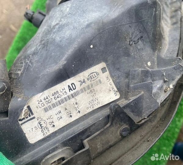 Фара передняя левая Opel Astra 2001