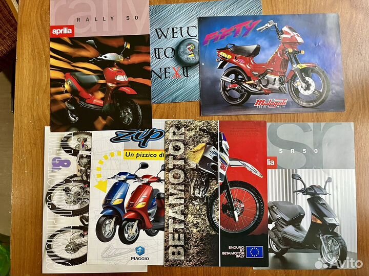 Реклама итальянских скутеров 2000г