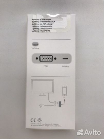 Кабель Lightening to VGA adapter