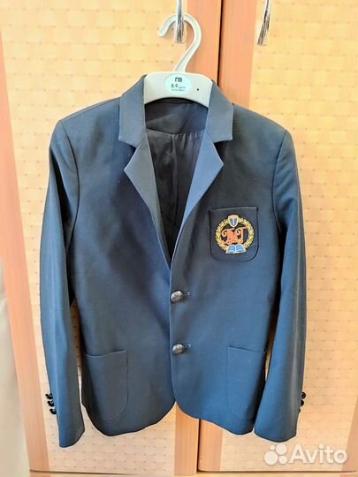 Пиджак школьный для мальчика 152
