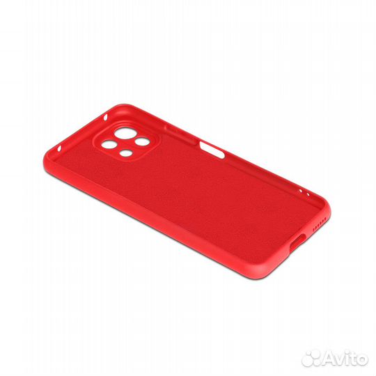 Силиконовый чехол для Xiaomi Mi 11 Lite DF (red)