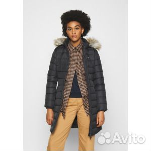 Пуховик Tommy Jeans, черный