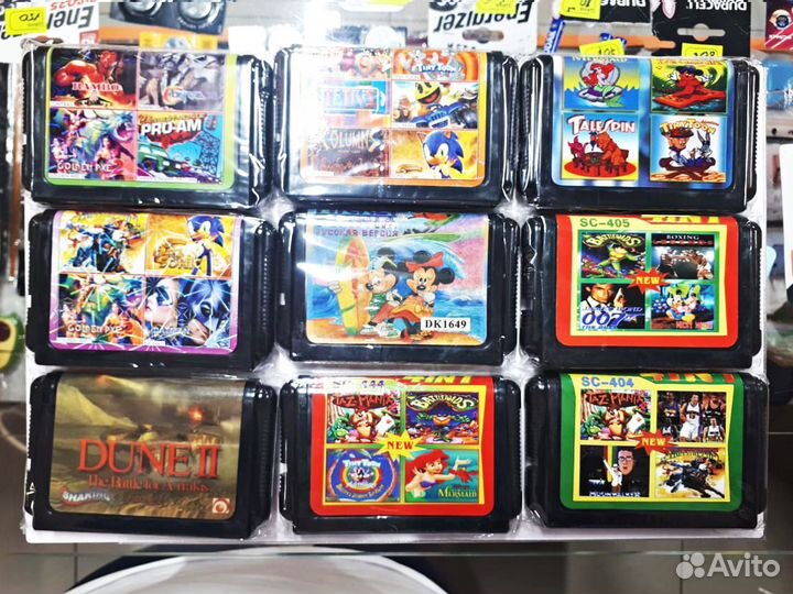 Картриджи для Sega