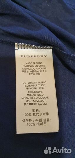 Футболка поло burberry женская 44