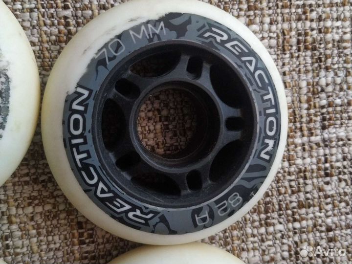 Колеса для роликов, 82а, 70мм, 8шт