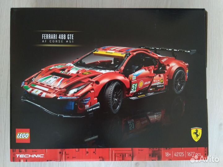 Конструктор lego Technic 42125 Ferrari 488