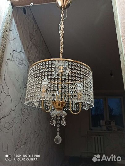 Люстра хрустальная