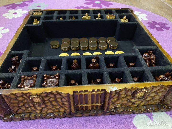 Шахматы (шашки) деревянные,ручной работы