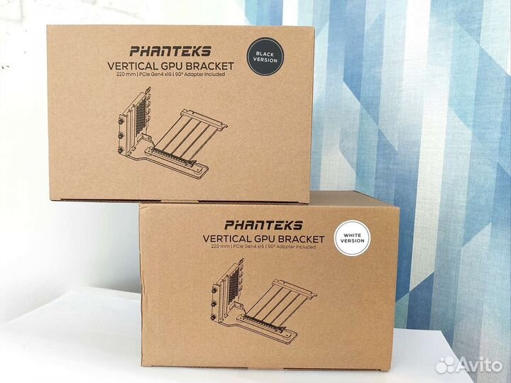 Phanteks Кронштейн + Райзер Pci 4.0 (Новый)