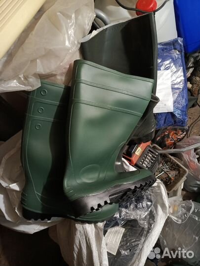 Сапоги резиновые мужские 43
