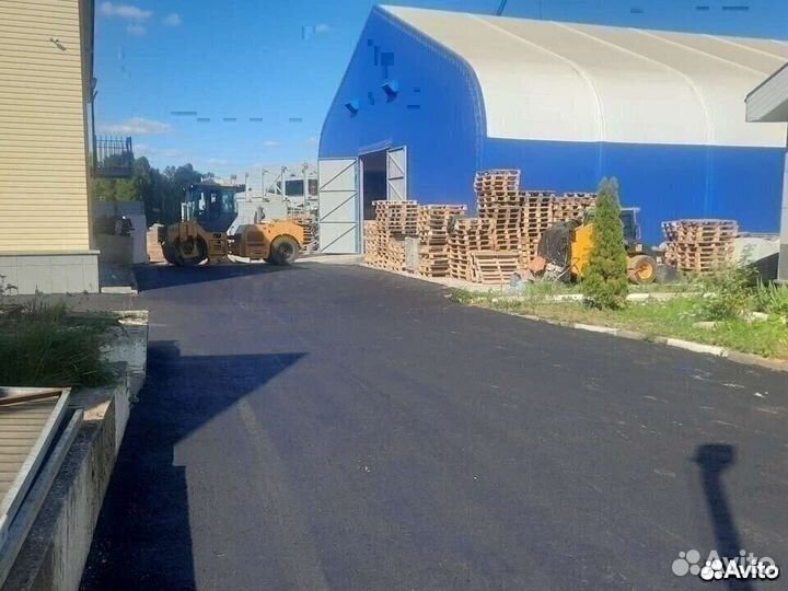 Асфальтирование дорог, укладка асфальта яичный