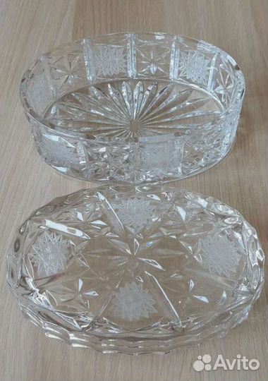 Шкатулка хрусталь СССР