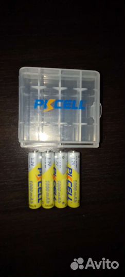 Аккумулятор ааа Pikcell 1000 ma + фирменный бокс
