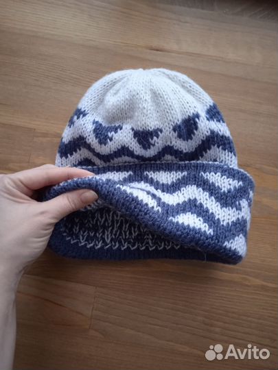 Шапка женская двухсторонняя