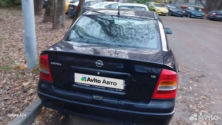 Opel Astra 1.6 МТ, 2003, 340 000 км