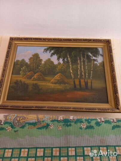 Картина маслом на холсте в раме