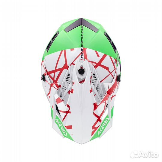 Эндуро Шлем Acerbis X-track 22-06 Green/White