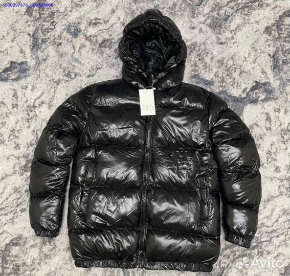 Пуховик Zara x Moncler puffer jacket (Арт.18090)