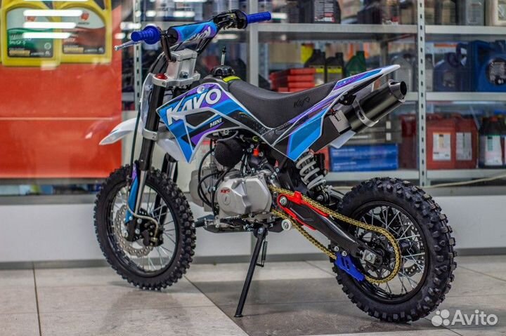 Мотоцикл kayo mini YX125EM pitbike Витрина