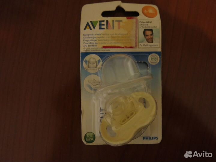 Пустышка avent 6 18